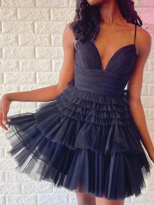 Trend Alert Women Tulle Prom Dresses Short Cocktail Gowns Girls Homecoming Dresses Short Graduation Dress YHD143
