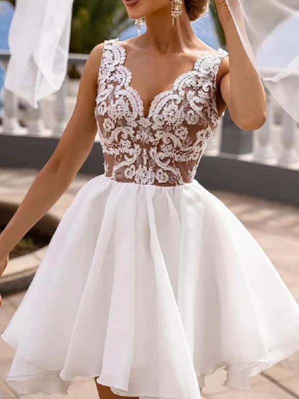 Seasonal Sale Women Appliques Prom Dresses Short Cocktail Gowns Girls Homecoming Dresses Short Graduation Dress YHD167