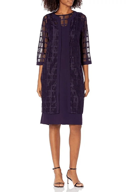 Trendy Boutique Online Maya Brooke Plus Size Short Jacket Dress 27367J