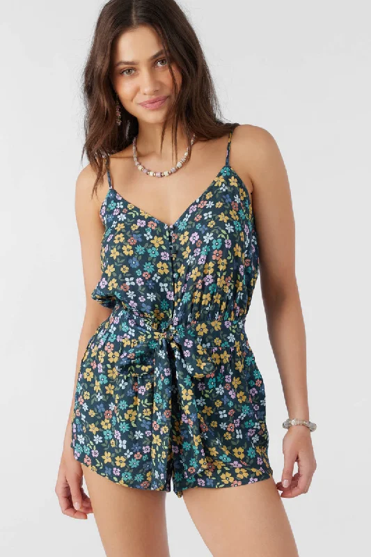 Elegant Women’s Clothing O'Neill Kasen Layla Floral Romper-Multi Clr