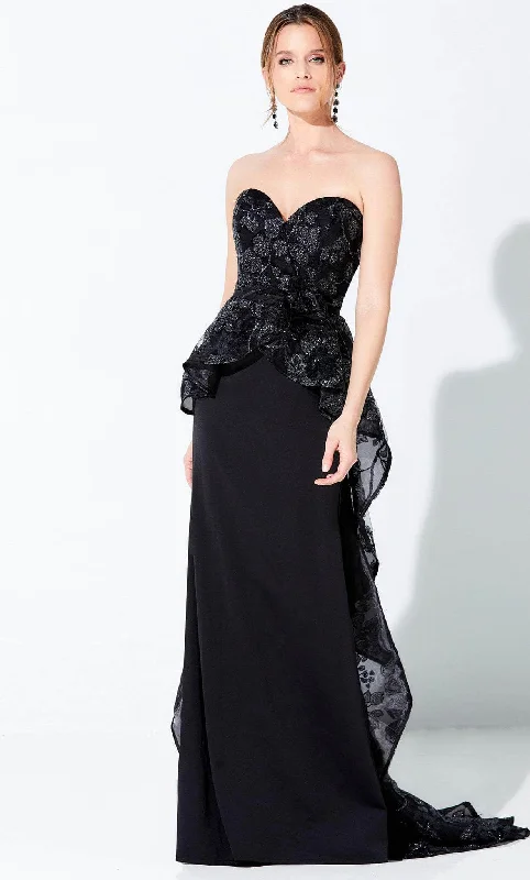 Colorful Clothing Ivonne D 220D34 - Peplum Bodice Formal Gown