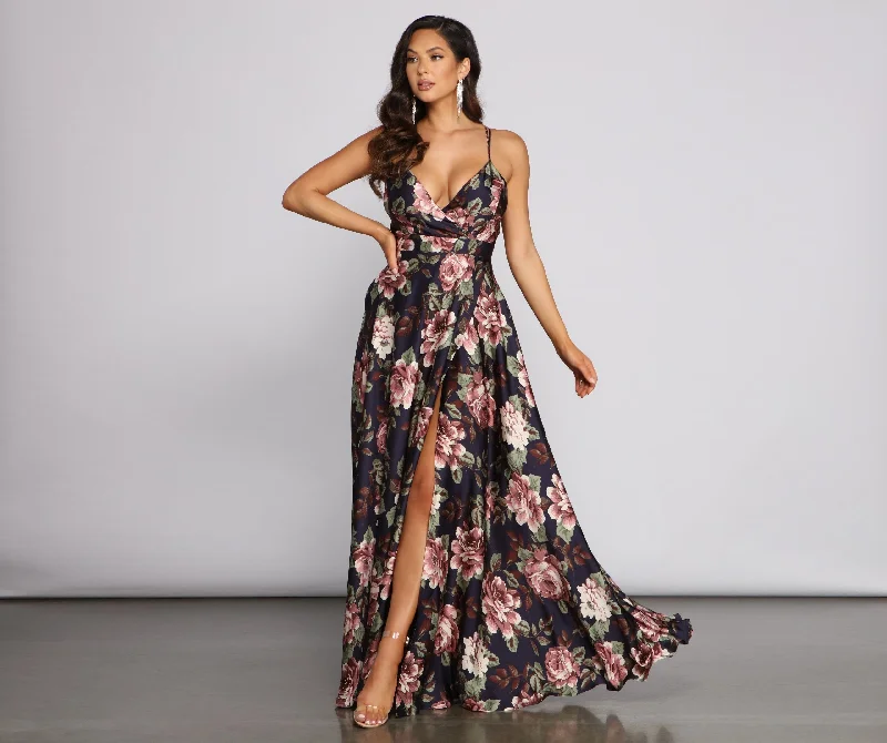 Sale Clearance Betty Formal Stylish Floral A-Line Dress