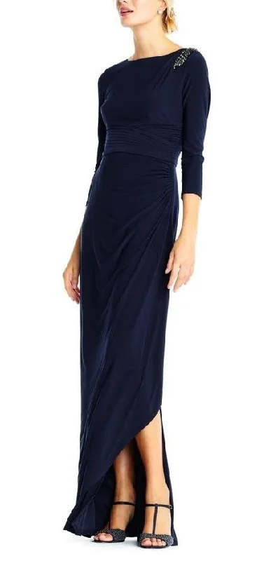 Buy More, Save More Adrianna Papell AP1E202958 Long Sleeve Embellished Formal Dress