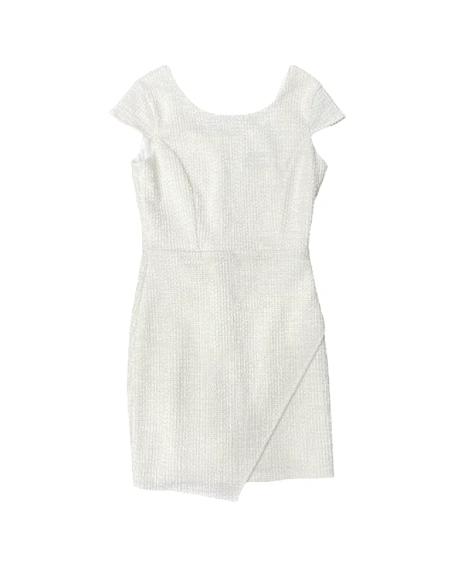 Trendy Women's Outfits for Casual Wear Ivory Boucle Envelope Dress