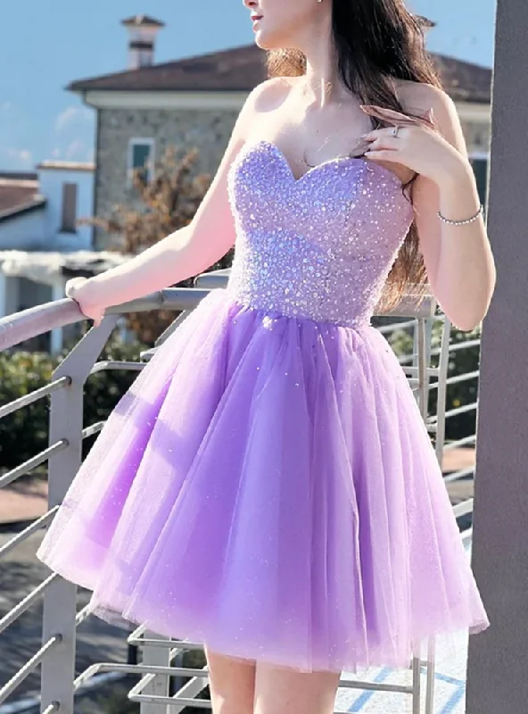 Holiday Special Offers Women Sequins Prom Dresses Short Cocktail Gowns Girls Homecoming Dresses Short Graduation Dress YHD003