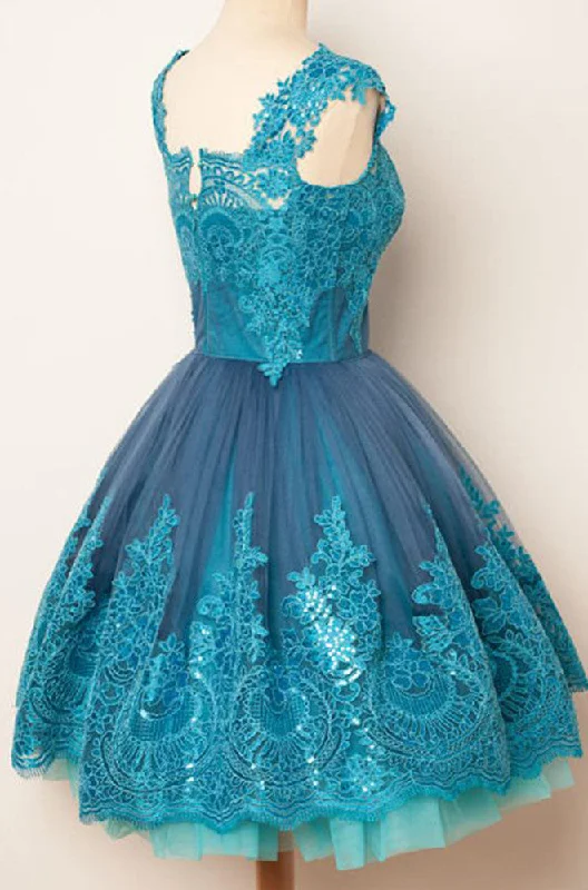 Sophisticated Fashion Women Lace Prom Dresses Short Cocktail Gowns Girls Homecoming Dresses Short Graduation Dress YHD081