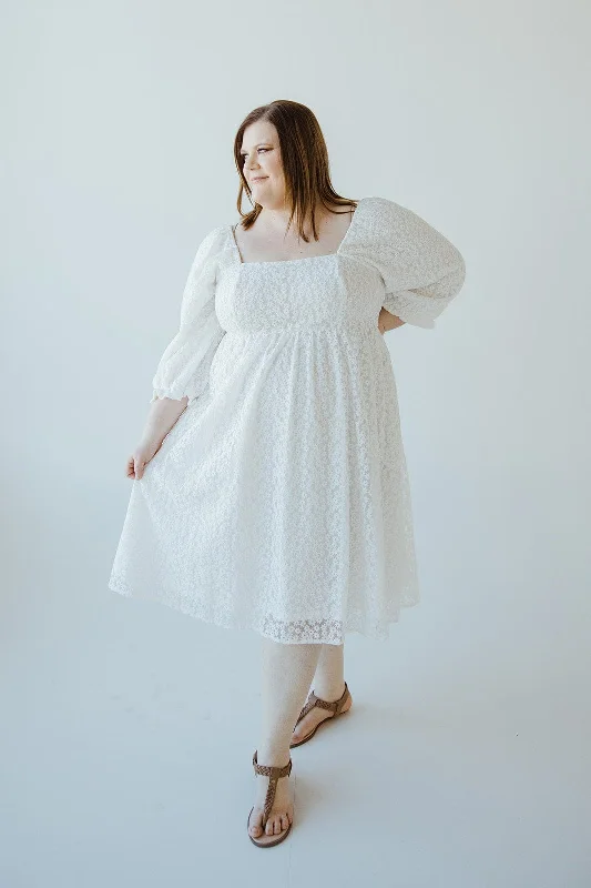 Fashionista Sale EMBROIDERED BOHO BABYDOLL DRESS
