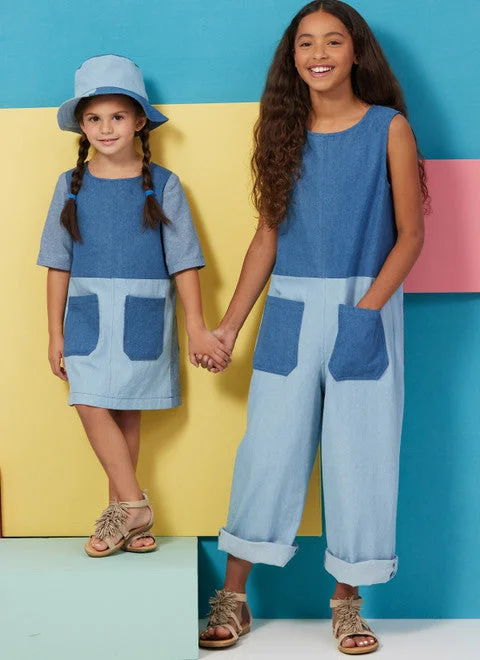 Flash Discount Butterick Child/Teen Dress, Romper B6937