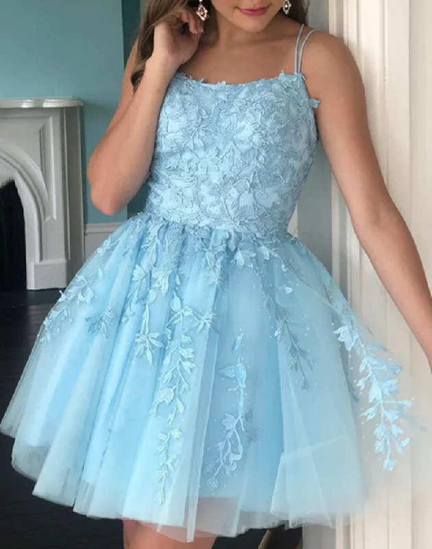 Winter Wardrobe Clearance Women Lace Prom Dresses Short Cocktail Gowns Girls Homecoming Dresses Short Graduation Dress YHD005