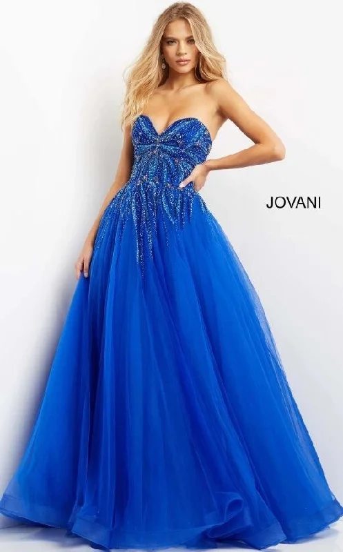 Women's Online Boutique Jovani 07946 Strapless Long Prom Gown