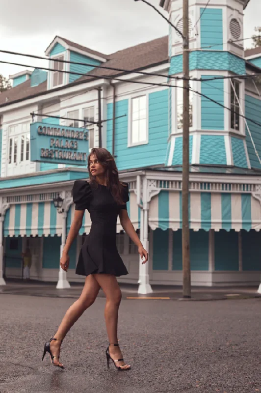 Vibrant Styles Black Alia dress