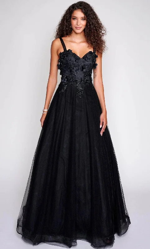 Women Clothing Nina Canacci 2331 - Embroidered Sleeveless Prom Gown