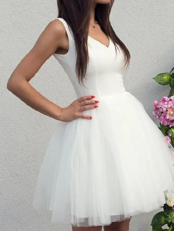 Fresh Styles, Fresh Deals Women Tulle Prom Dresses Short Cocktail Gowns Girls Homecoming Dresses Short Graduation Dress YHD185