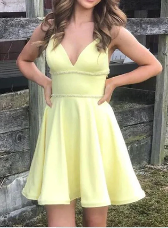 Wardrobe Essentials Women Beads Prom Dresses Short Cocktail Gowns Girls Homecoming Dresses Short Graduation Dress YHD176