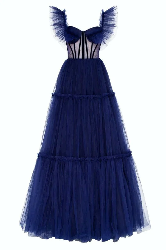 City Fashion Elegant Off-the-Shoulder Maxi Dress