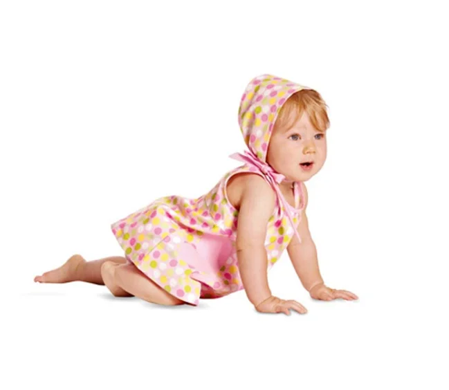 New Arrival Discount Burda Baby's Dress, Panties & Romper 9462
