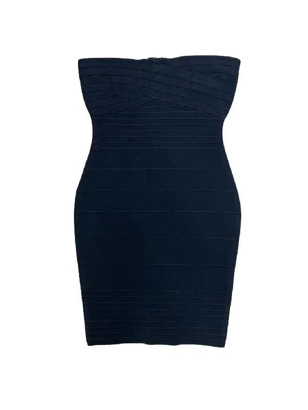 Fashion-forward Women's Wear Katie J NYC Juniors Strapless Bandage Dress in Black