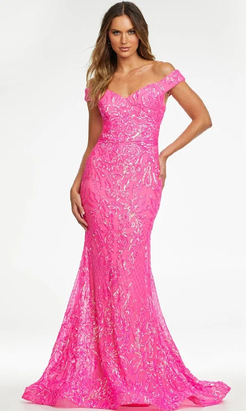 Online Clothing Boutiques Ashley Lauren - 11115 Intricate Sequin Gown
