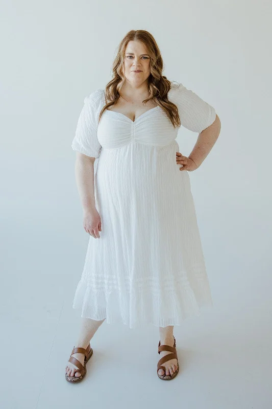 Additional Time-Limited Offers GAUZY STRIPED BABYDOLL DRESS