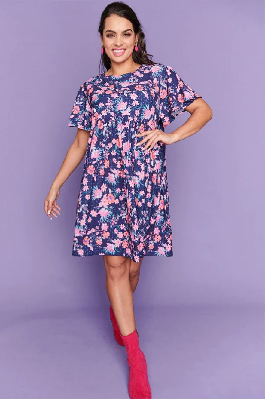 Exclusive Sale Lisbon Adorned Floral Dress
