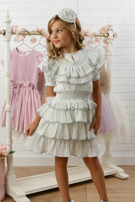 Explore What's New Sky stripe Quinn dress