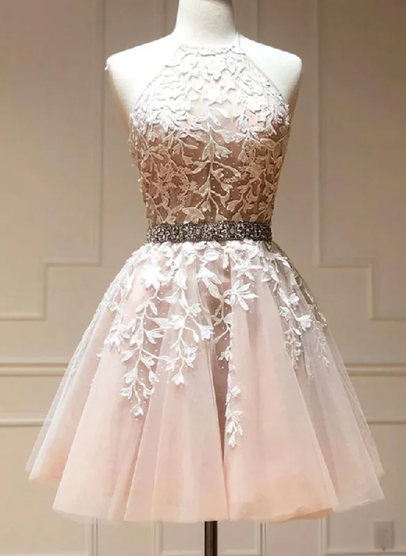 New Arrival Discounts Women Lace Prom Dresses Short Cocktail Gowns Girls Homecoming Dresses Short Graduation Dress YHD006