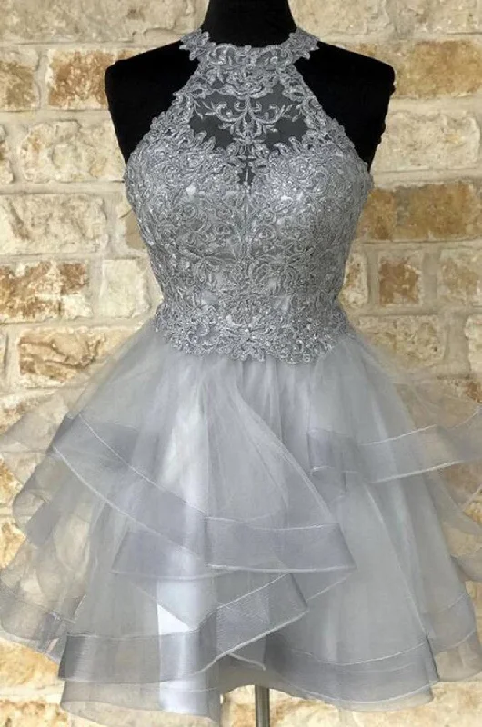 Wardrobe Refresh Women Appliques Prom Dresses Short Cocktail Gowns Girls Homecoming Dresses Short Graduation Dress YHD165