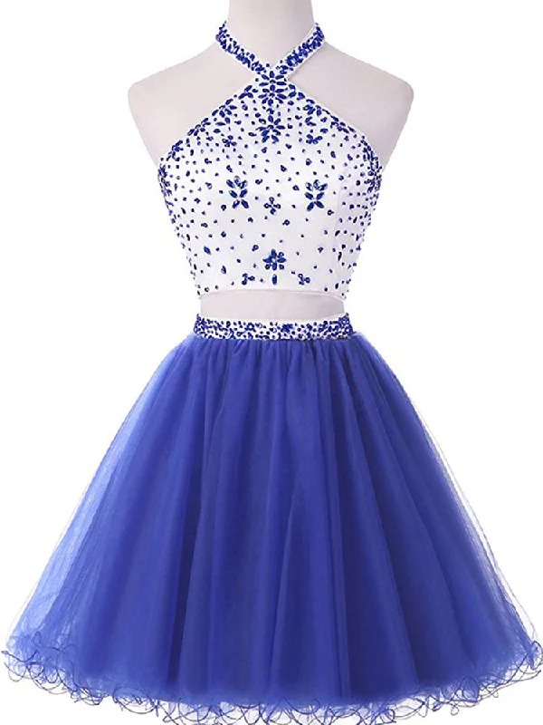 Must-Have Styles Women Beads Prom Dresses Short Cocktail Gowns Girls Homecoming Dresses Short Graduation Dress YHD075