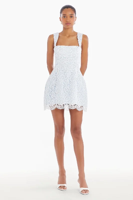 Trendy Fashion For Women Bethany Skort Romper in Lace