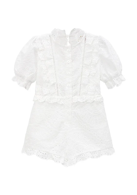 Urban Femme Streetwear Eloise Embroidered Romper (Baby)