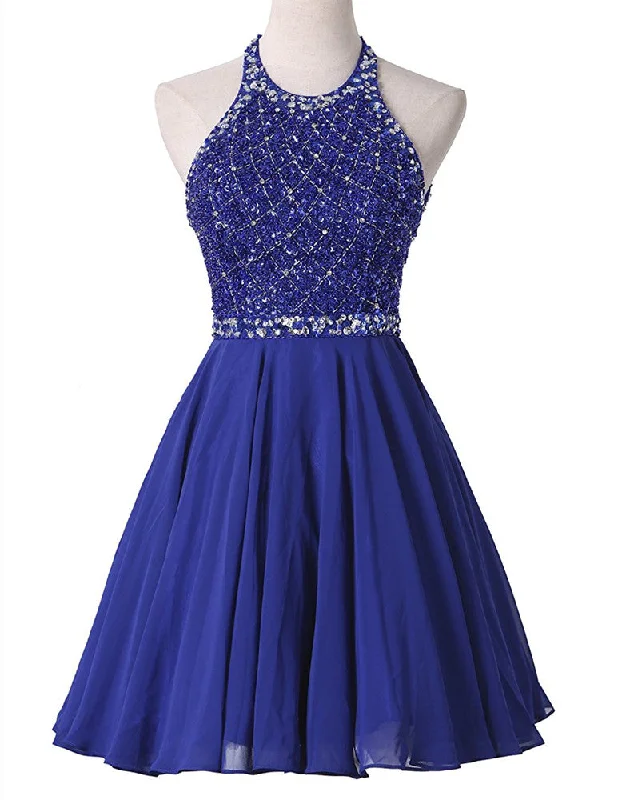 Preppy Style Women Beads Prom Dresses Short Cocktail Gowns Girls Homecoming Dresses Short Graduation Dress YHD023