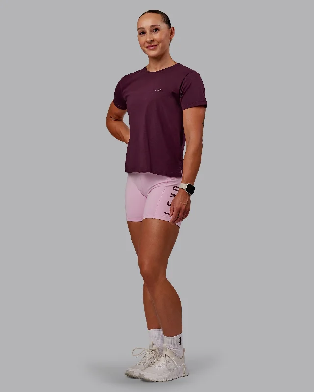 Limited Time Offer Deluxe PimaFLX Tee - Cherry Lacquer