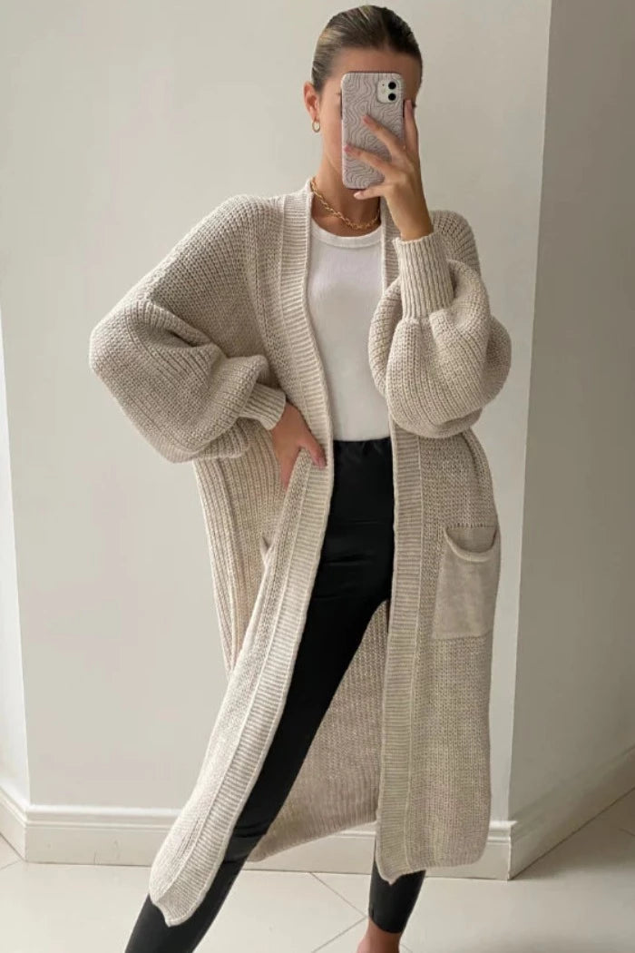 Vintage Style Clothing Sale Charli Selma Bell Sleeve Cardigan in Sand