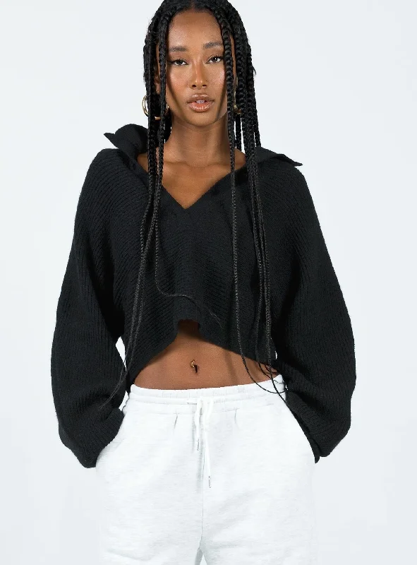 Chic Style, Always In Vogue Quinten Sweater Black