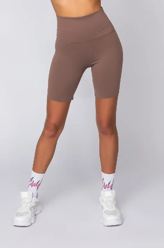 Final Sale SNATCHED HIGH RISE BIKER SHORTS