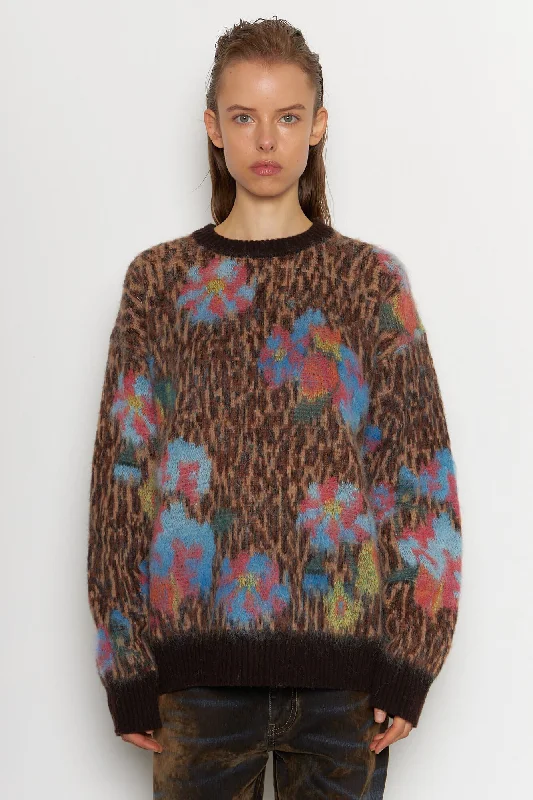 Durable Fashion Picks Wool Mohair Animal Print
