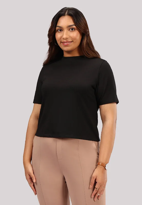 Seasonal Fashion Cotton Pro High Neck Top