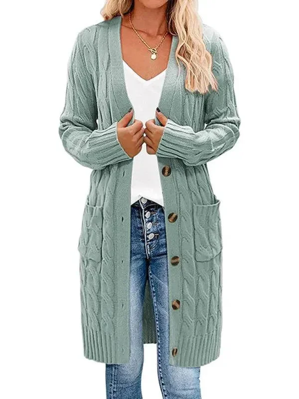 Trendy Women's Collection Long Twist Women Cardigan Sweater