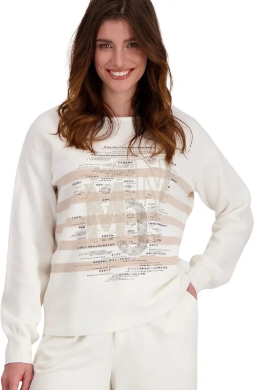 Fashionable Dresses for Women STRIPES SWEATER - 807226MNR