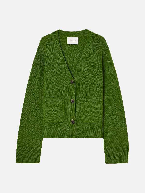 Women’s Evening Wear Danni Cashmere Cardigan in Matcha