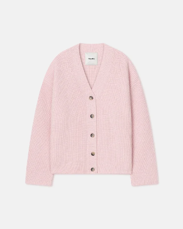 Unbeatable Deals Laran - Cashmere-Blend Cardigan - Light Pink