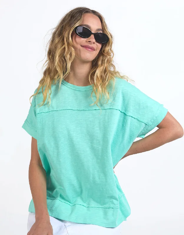 Fashionable Tops for Women Allison Tee - Neon Mint