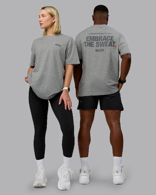Trendy Women’s Apparel for All Seasons Fitstop Embrace the Sweat FLXCotton Oversized Tee - Light Grey Marl - Cool Grey Trendy Women’s Apparel for All Seasons Fitstop Embrace the Sweat FLXCotton Oversized Tee - Light Grey Marl - Cool Grey