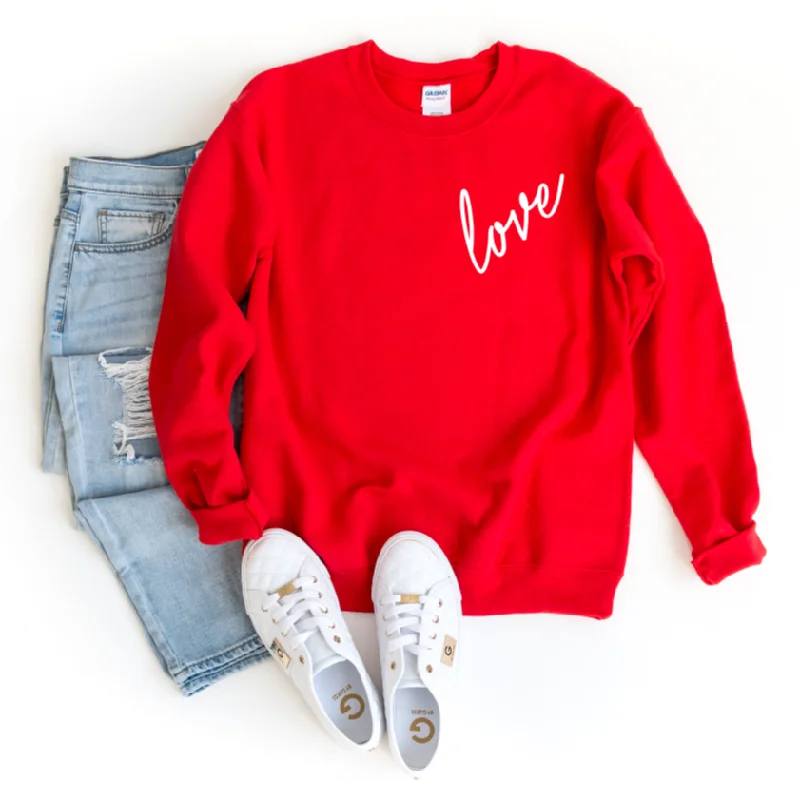 Women Apparel Love • Red Pullover