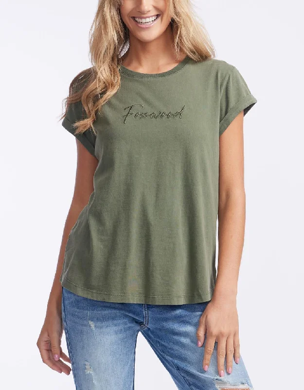 Attire Sale Signature Tee - Khaki