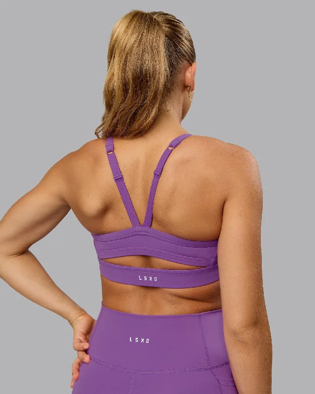 Women's Clothing Brands Momentum Sports Bra - Purple Fizz