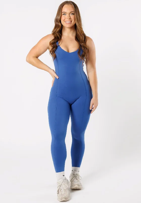 Clothes Sales Reluna™ AirBrushed Sculptseam® Jumpsuit Denim Blue