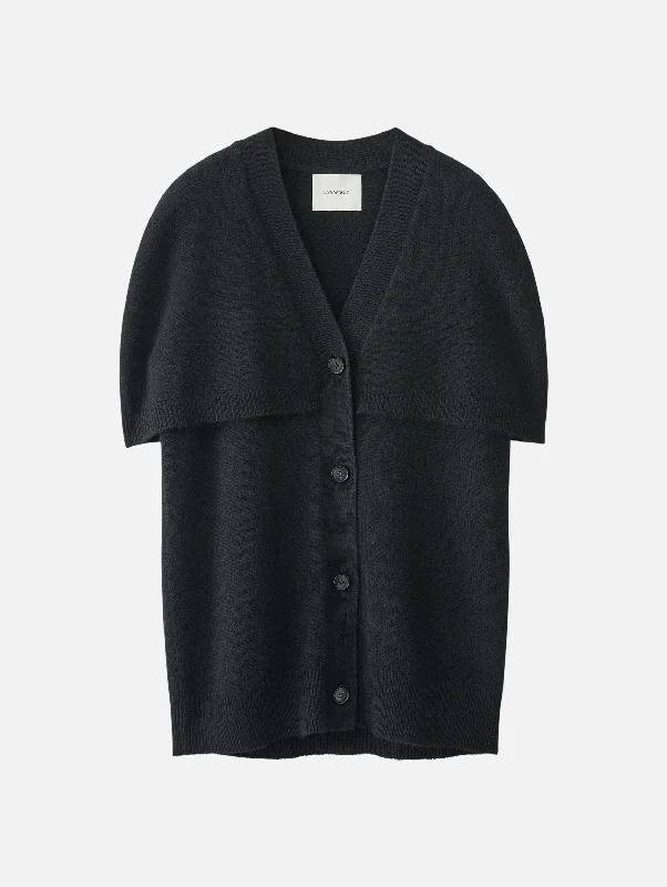 Trendy Casual Outfits Kendal Cashmere Cardigan in Black