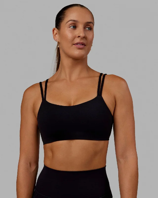 Evening Elegance Vantage Sports Bra - Black