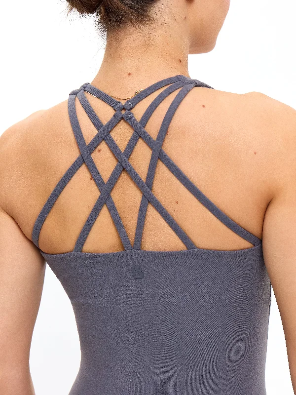 Urban Femme Streetwear Revolution Tank - Blue Steel
